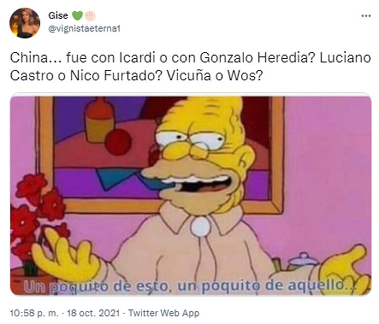 Los memes de los supuestos affaires de la China Suárez