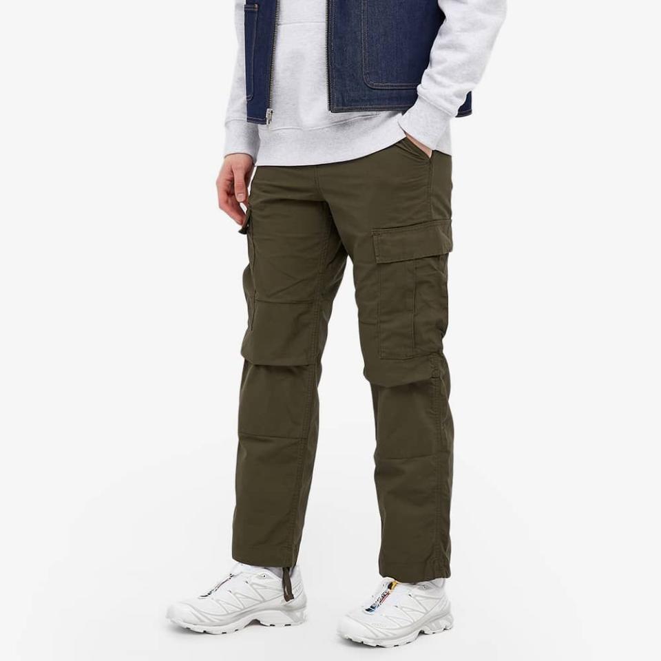 <p><strong>Carhartt WIP</strong></p><p>endclothing.com</p><p><strong>$129.00</strong></p><p><a href="https://go.redirectingat.com?id=74968X1596630&url=https%3A%2F%2Fwww.endclothing.com%2Fus%2Fcarhartt-wip-regular-cargo-pant-i015875-6302.html&sref=https%3A%2F%2Fwww.cosmopolitan.com%2Fsex-love%2Fadvice%2Fg2306%2Fromantic-ideas%2F" rel="nofollow noopener" target="_blank" data-ylk="slk:Shop Now;elm:context_link;itc:0;sec:content-canvas" class="link ">Shop Now</a></p><p>If he's the outdoorsy type, he'll appreciate these cargos that go everywhere from work to the forrest. </p>