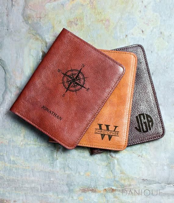 Personalized Leather Passport