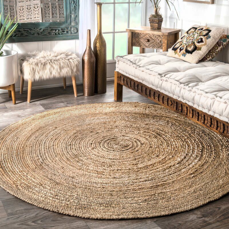 6) Braided Area Rug