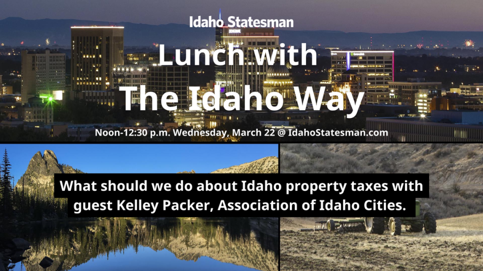 This week Lunch with The Idaho Way takes on property taxes with Kelley Packer, executive director of the Association of Idaho Cities.