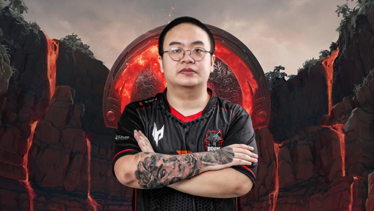 Skem and BOOM Esports will face defending champions Team Spirit in a best-of-one elimination match in the opening day of The International 11's Main Event. He wishes good luck to his opponents, for they have all the pressure of expectations on them. (Photo: BOOM Esports)