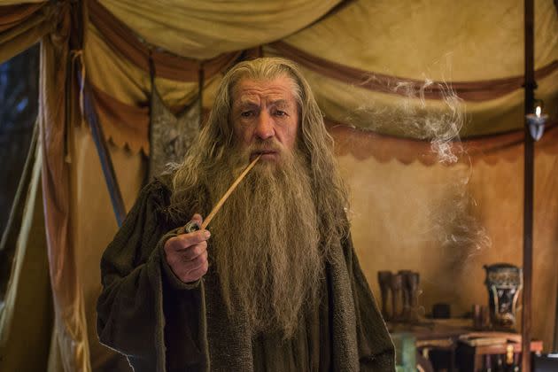 Sir Ian in character as Gandalf in 2014's The Hobbit: The Battle Of The Five Armies