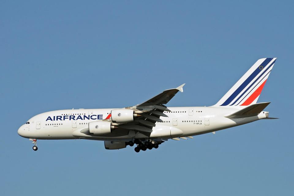 An Air France Airbus A380, the world's largest civilian airliner: Getty