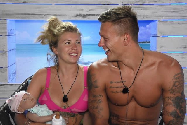 <p>ITV/Shutterstock</p> Olivia Buckland and Alex Bowen on Season 2 of 'Love Island UK'.