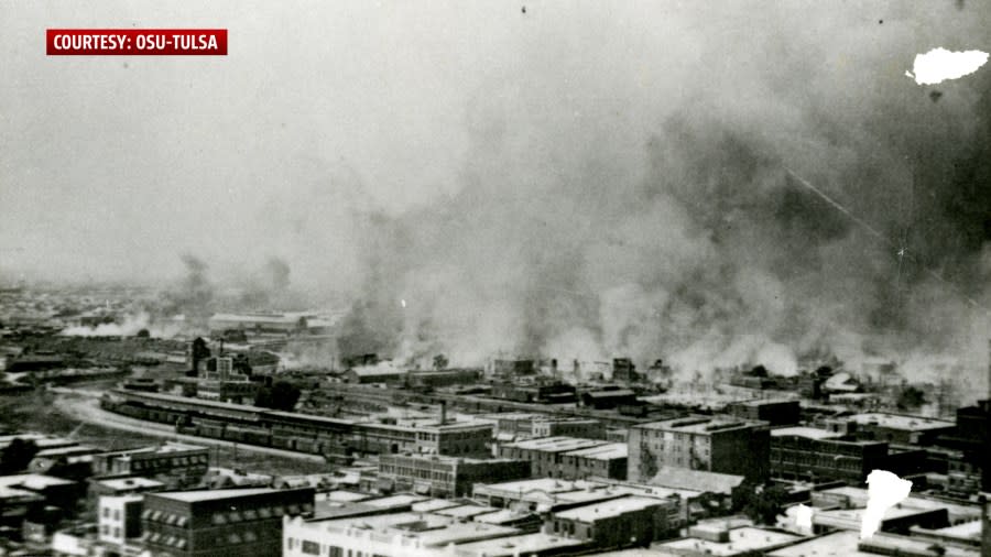 Tulsa Race Massacre photo courtesy of OSU-Tulsa