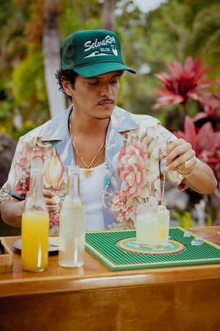 <p>Courtesy of SelvaRey Rum</p> Bruno Mars