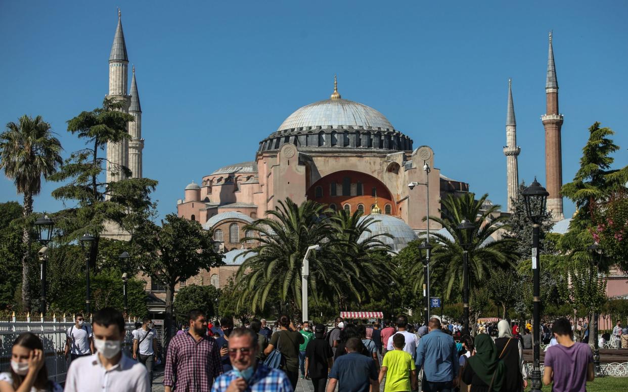 The Hagia Sophia - ERDEM SAHIN/EPA-EFE/Shutterstock
