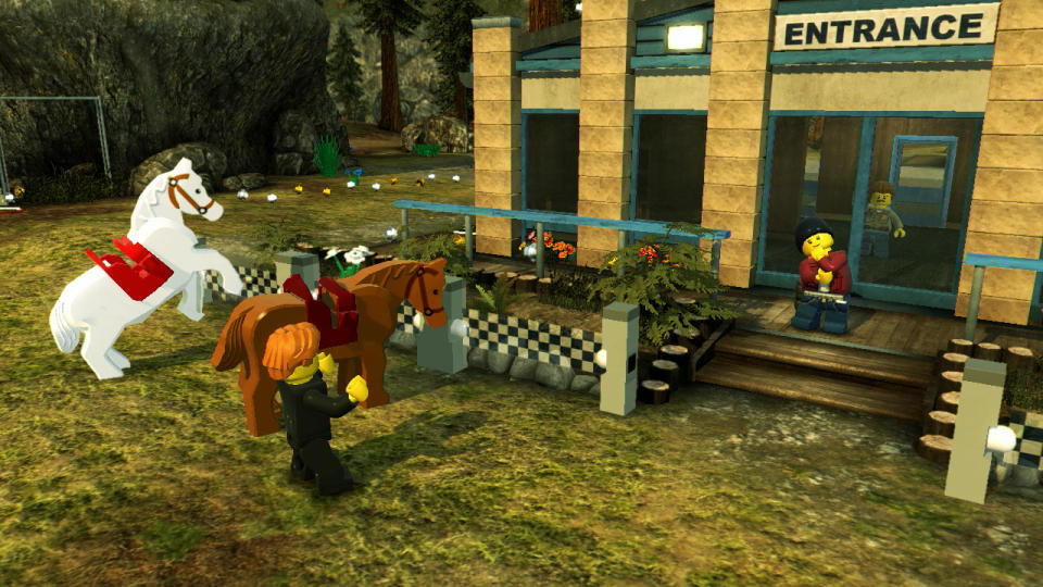 This publicity photo provided by Nintendo/TT Fusion shows a scene from the video game, “Lego City Undercover." (AP Photo/Nintendo/TT Fusion)