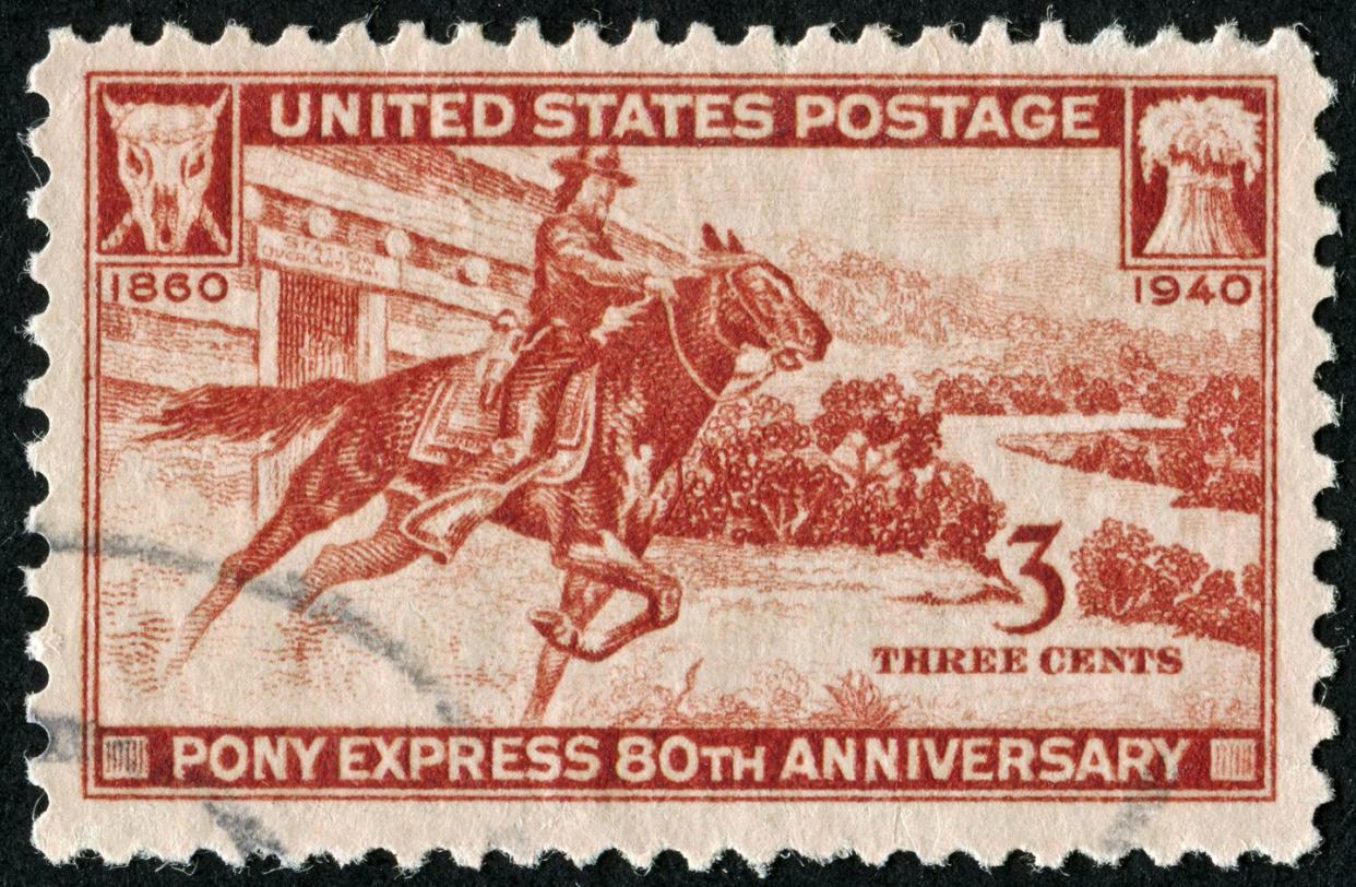 pony express stamp