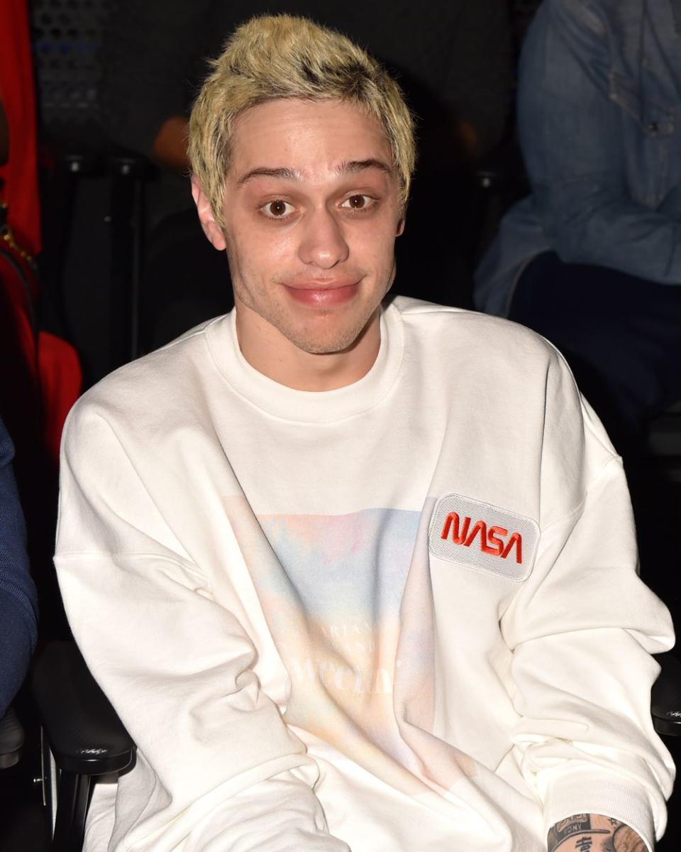 pete davidson shaves all his hair off and goes bald