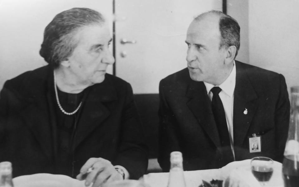 Golda Meir and Al Schwimmer