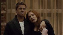 <p> Though Benjamin Button ages backwards, he eventually “catches up” with his beloved Daisy (Cate Blanchett). For a brief but beautiful time, they find themselves the same age. In Daisy’s dance studio, Pitt’s Benjamin Button – dressed in the most cozy cardigan you’ve ever seen hug a man – asks Daisy to join him in the mirror, to enjoy a moment of picturesque togetherness that they know is fleeting. “Wait,” he pleads, “I want to remember us just as we are now.” Little does Benjamin Button know it, but we are all trying to preserve this moment for eternity, too. </p>