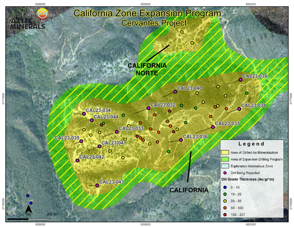 <a href="https://pr.report/wEXCRfLH" rel="nofollow noopener" target="_blank" data-ylk="slk:Link to Figure 1: California Zone Drill Progress Map;elm:context_link;itc:0;sec:content-canvas" class="link "><strong><u>Link to Figure 1: California Zone Drill Progress Map</u></strong></a>