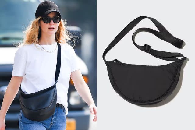 Jennifer Lawrence's Super Funky Asymmetrical Bag Elevates Basics