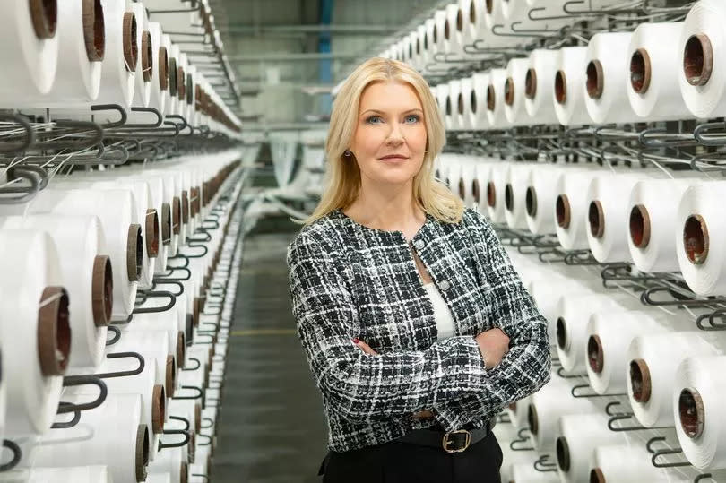 Michelle Quadrelli, managing director at employee-owned textiles company Scott and Fyfe in Tayport, Fife