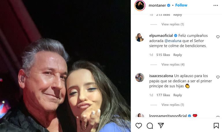 Ricardo Montaner le dedicó un emotivo mensaje a su hija por su cumpleaños.