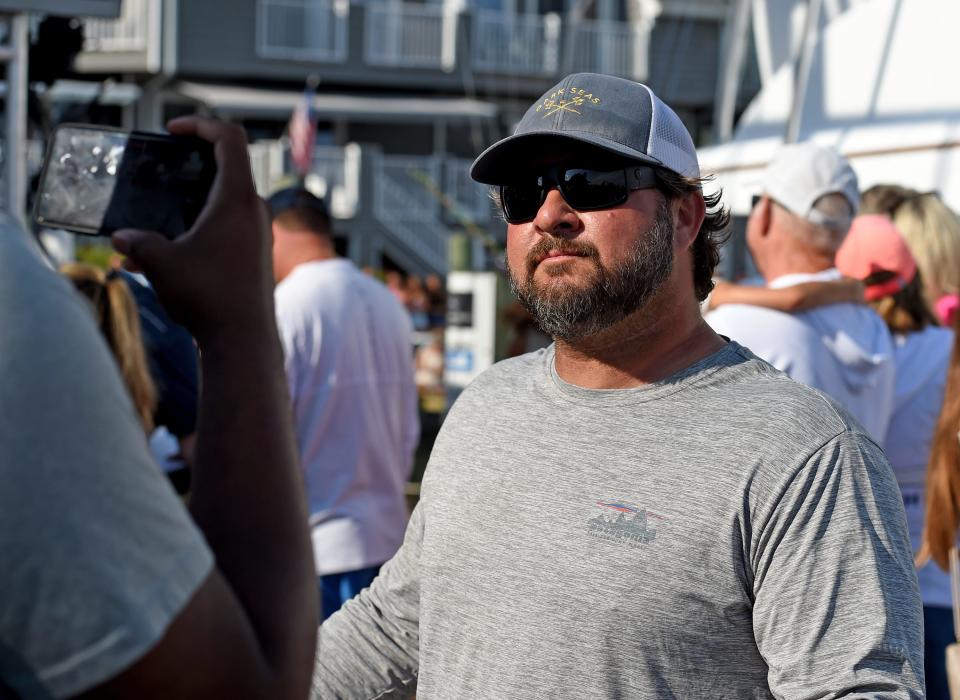 Jeremy Duffie on Billfisher caught a 77.5 pound white marlin at the White Marlin Open Friday, Aug. 12, 2022, in Ocean City, Maryland.