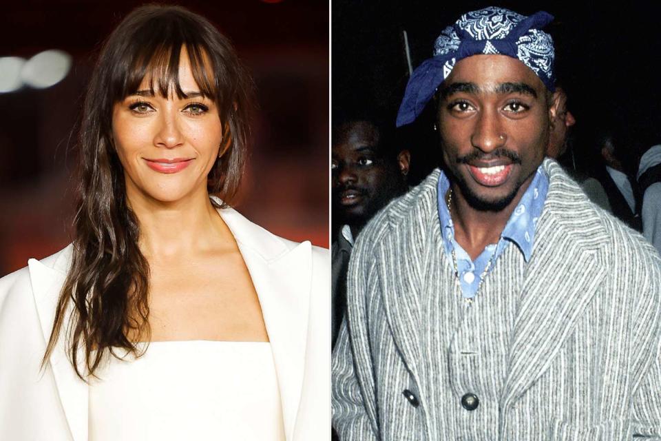 <p>Emma McIntyre/Getty; Ron Galella/WireImage</p> Rashida Jones, Tupac Shakur