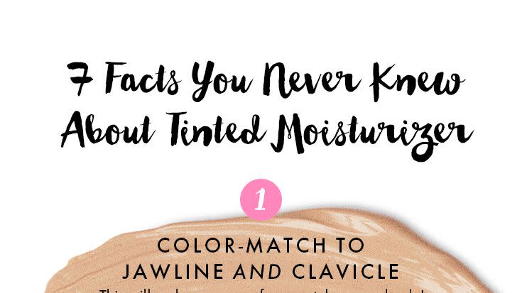 7 facts you never knew about tinted moisturizer infographic