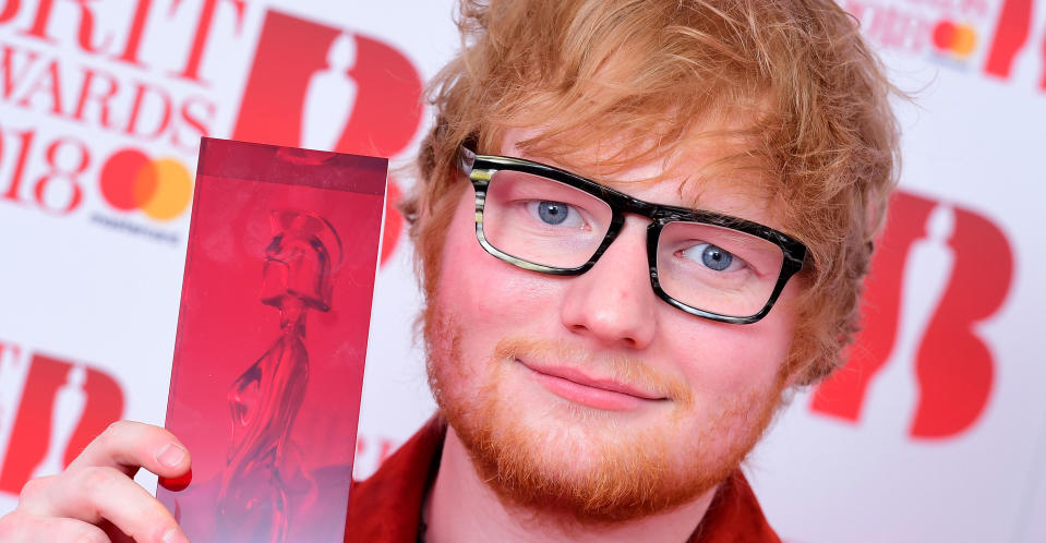 British singer Ed Sheeran is now the highest earning solo singer in the world (PA Images).