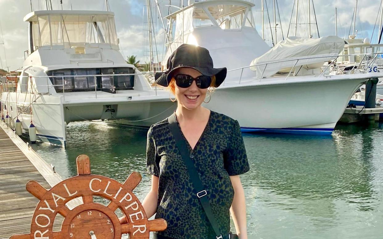 Smooth sailing: Vicky Smith in Rodney Bay, Saint Lucia