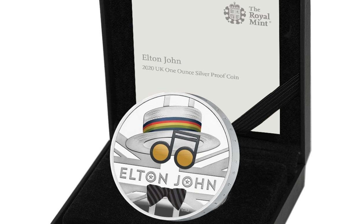 The new Elton John coin collection is released by Britain's Royal Mint - The Royal Mint/Elton John/Reuters