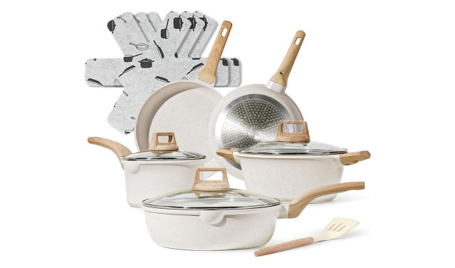 The TikTok-viral Carote pots and pans set is $50 off on  today