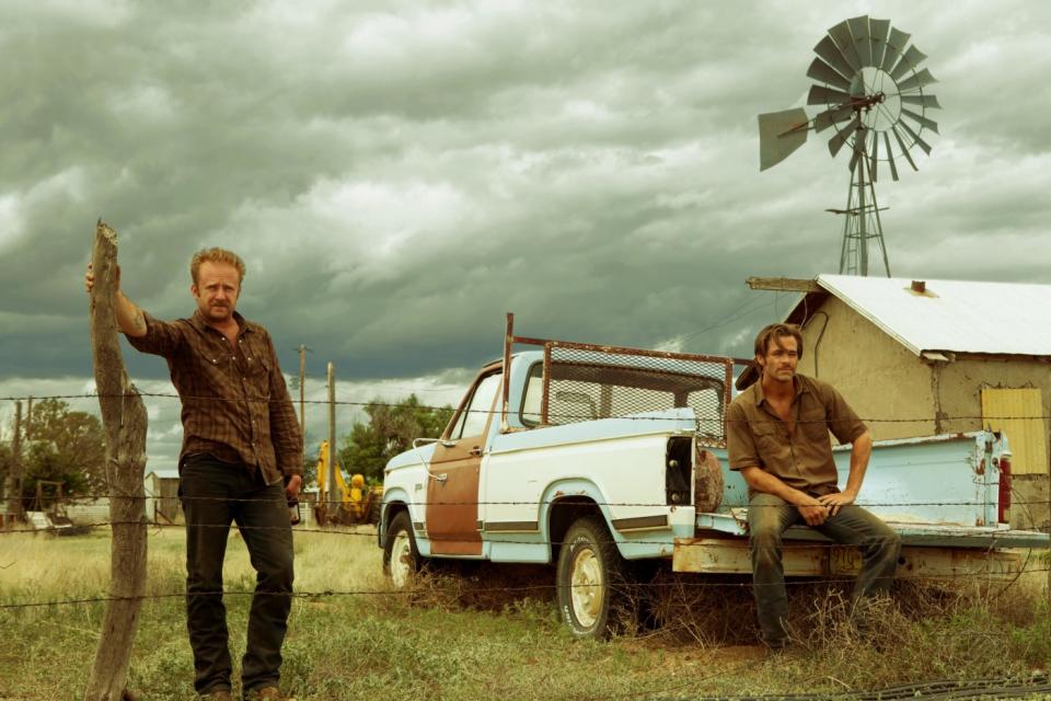 Ben Foster and Chris Pine in 'Hell or High Water' (Credit: StudioCanal)