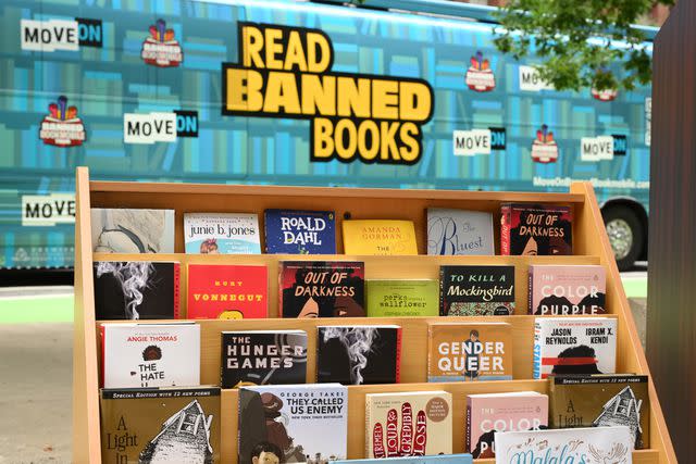 <p>Daniel Boczarski/Getty</p> Frequently banned books