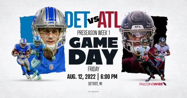 Falcons vs. Lions: How to watch, listen and stream