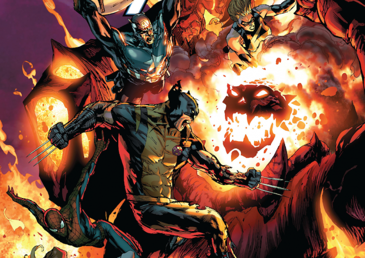 The flaming head of Dormammu