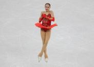 Figure Skating - Pyeongchang 2018 Winter Olympics - Women Single Skating free skating competition final - Gangneung Ice Arena - Gangneung, South Korea - February 23, 2018 - Alina Zagitova, an Olympic Athlete from Russia, competes. REUTERS/Lucy Nicholson