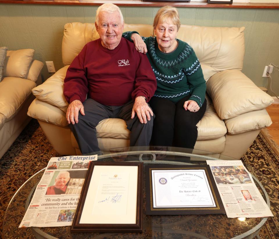 Dave and Judy Gorman will be retiring from hosting the Brockton Kids Road Races after organizing for 47 years. They are pictured at their home on Friday, April 12, 2024.