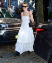 <p>Zoey Deutch savors a warm New York City day on Sept. 28.</p>