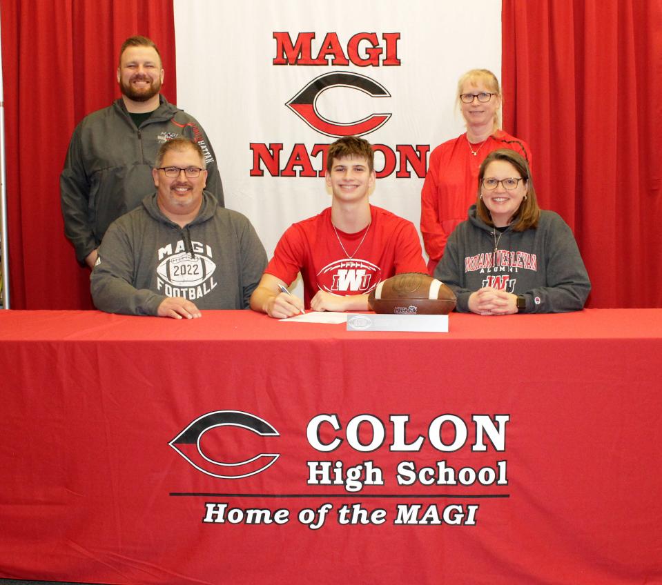 Simon Vinson will continue his academic and football careers with Indiana Wesleyan beginning this fall.