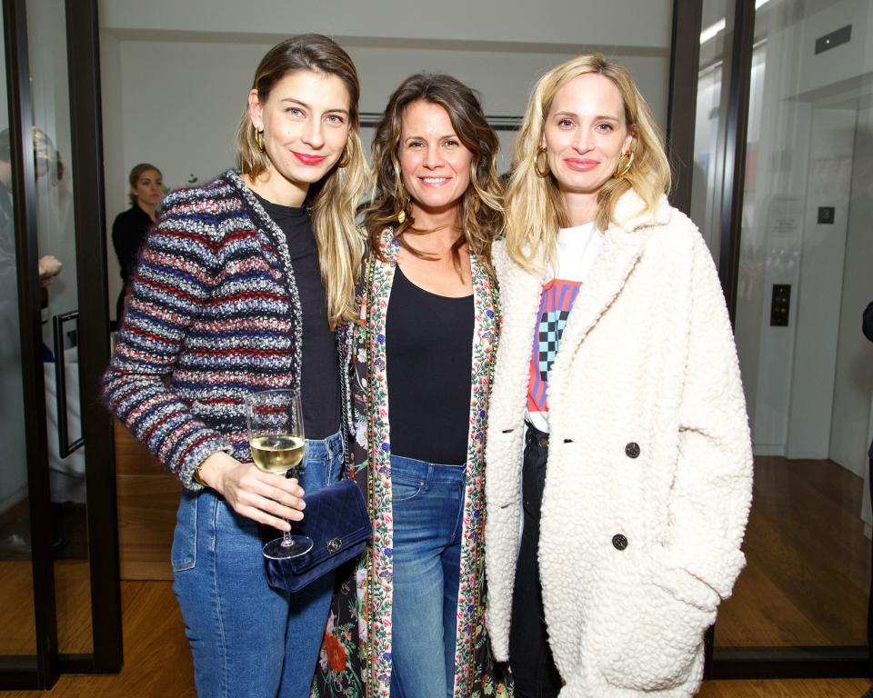 Sylvana Ward Durrett, Christina Di Donna, and Lauren Santo Domingo