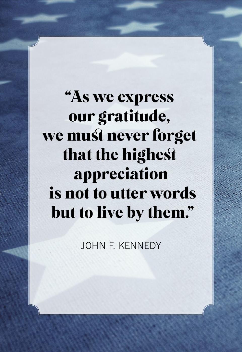 memorial day quotes john f kennedy