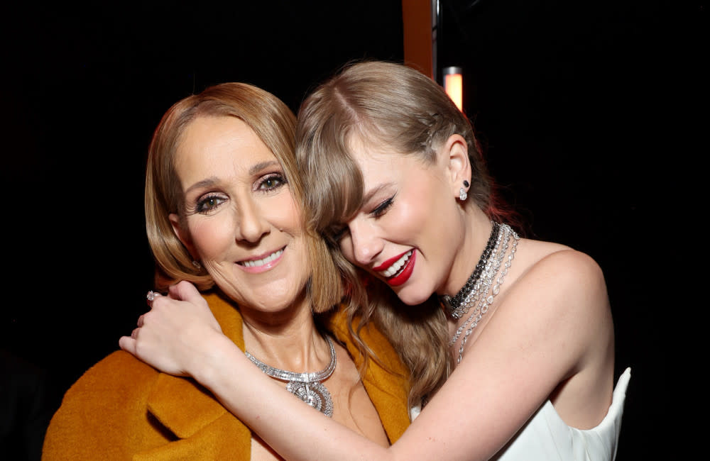 Celine Dion and Taylor Swift - Feb 2024 - Grammy Awards - Crypto.com Arena - LA - Getty Images