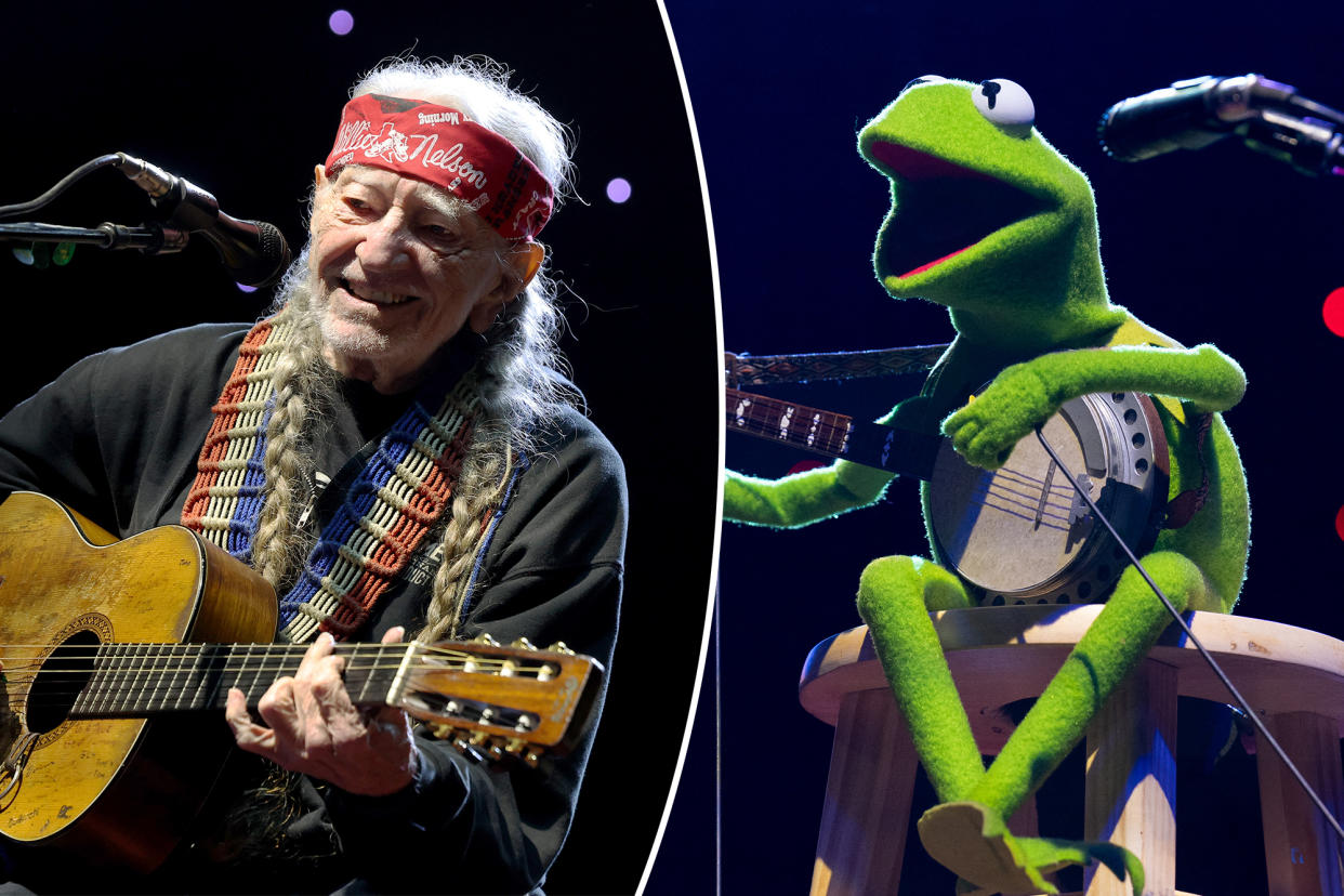 Willie Nelson, Kermit the Frog sing 'Rainbow Connection' together for the first time ever