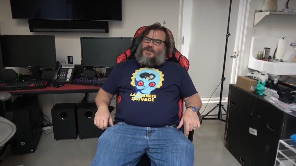 Jack Black has launched a YouTube channel dedicated to "games, food, and