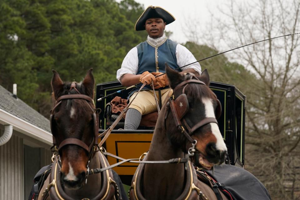 Collin Ashe is among a long line of Black coachmen in Colonial Williamsburg.