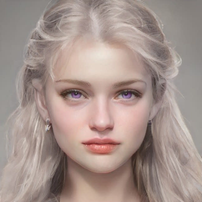 <div> <p>"Daenerys Targaryen: Age 13–15. Daenerys has the classical Valyrian look; She has violet eyes, pale skin, and long, pale silver-gold hair. Daenerys is slender of frame. Daenerys has been described as fair, and beautiful."</p> </div><span> @msbananaanna</span>