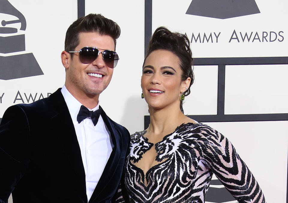 closeup of the couple at the grammys