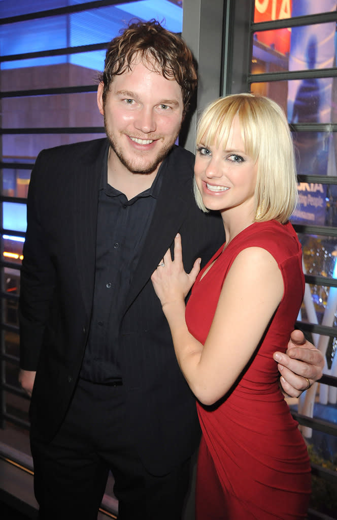 Take Me Home Tonight 2011 LA Premiere Chris Pratt Anna Faris