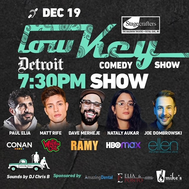 Lowkey Comedy Show is coming to Royal Oak on December 19, 2021.