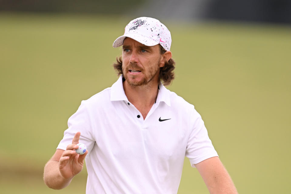 U.S. Open Tommy Fleetwood cards pair of eagles surges up leaderboard