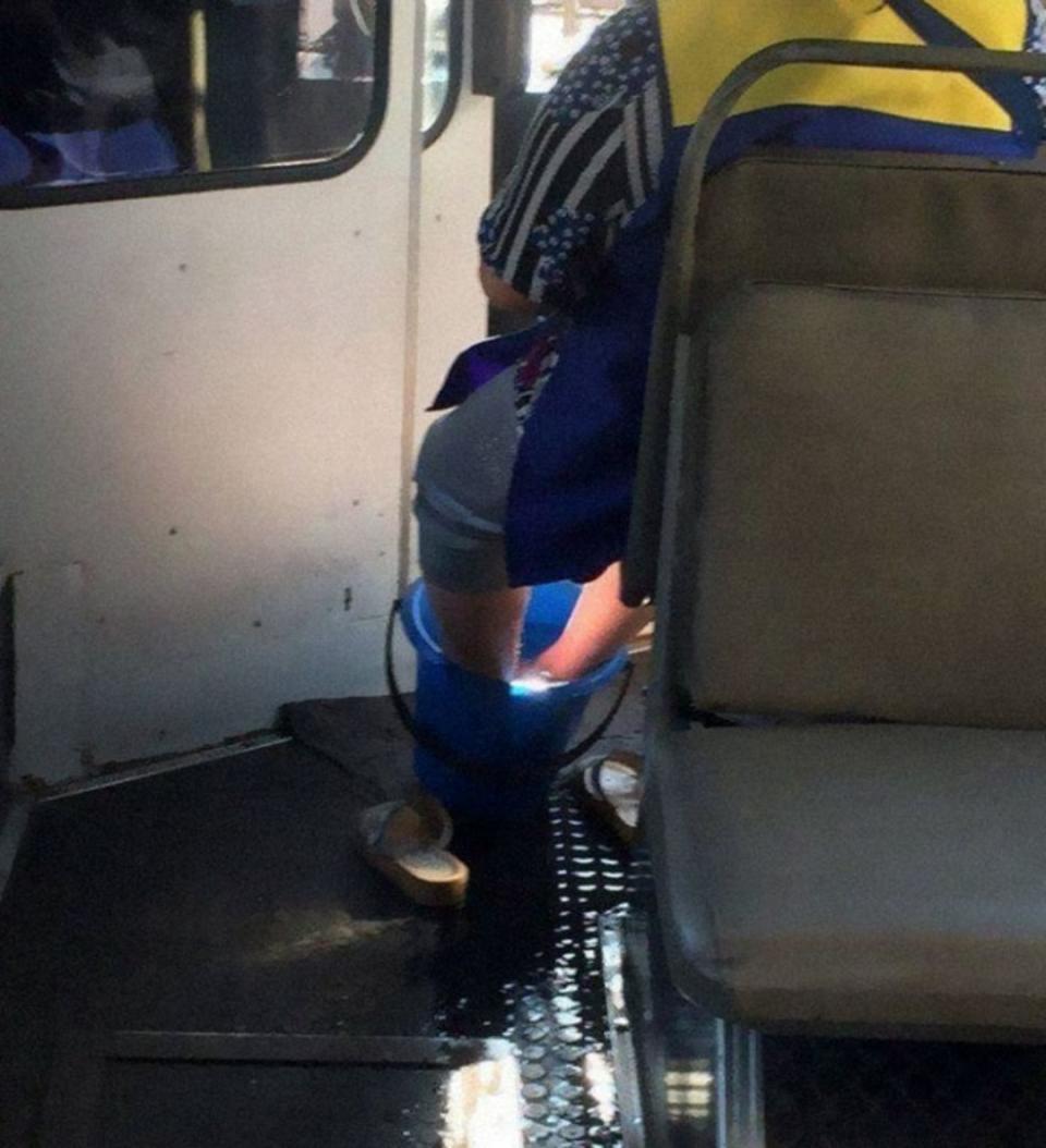 Las cosas más extrañas vistas en el transporte público