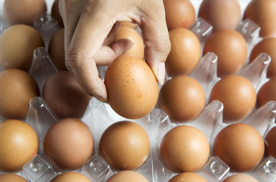 Trying to identify the price of a dozen eggs proved a tricky task for many (Danny Lawson/PA Images via Getty Images)