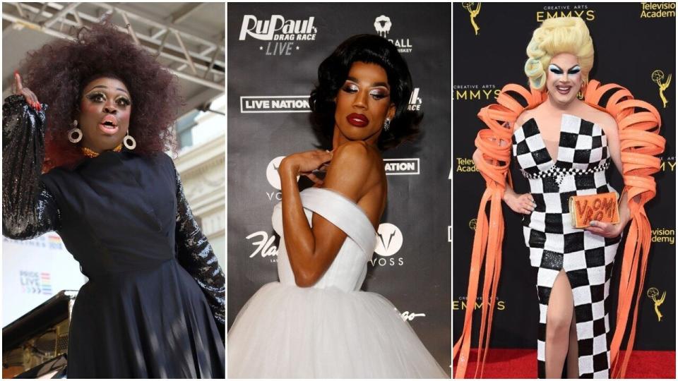 Bob the Drag Queen, Naomi Smalls and Nina West.  (Photo: Getty Images)